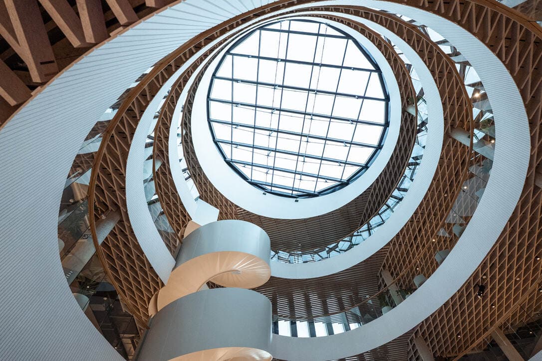 The Biometrics House atrium and skylight in Bratislava, venue of the Gluon Conference